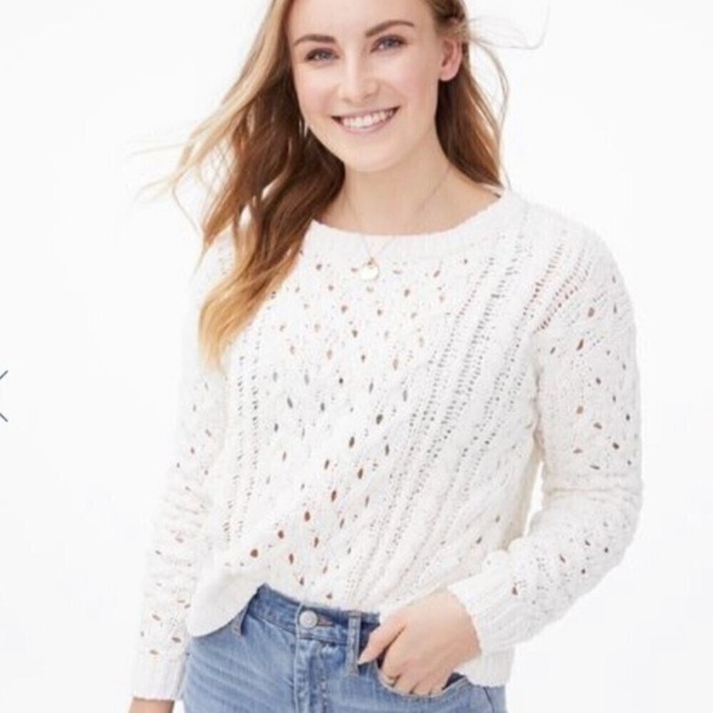 Aero Hygge Sweater Womens Small Beige Boat Neck Knit Pullover Casual Sweater